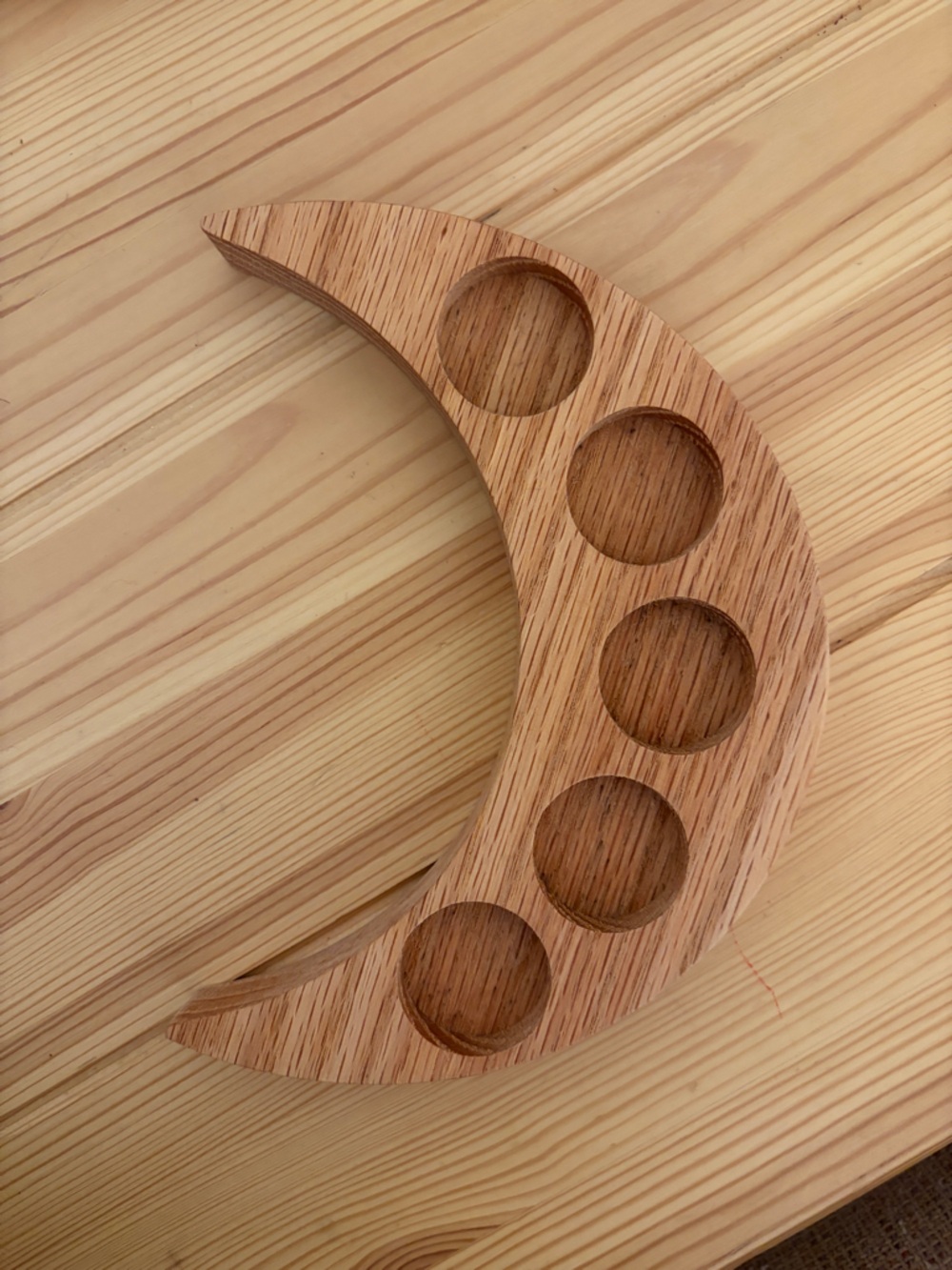 Wooden Moon Display Tray